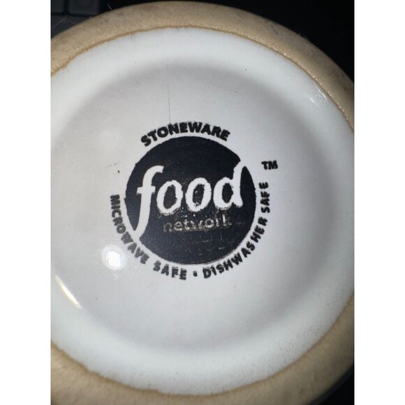 Set Of 5 Food  Everyday Latte Mugs With Black Trim - Picture 3 of 5